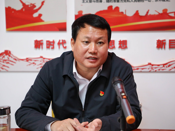 信阳市机关事务中心深入大桥社区开展党的二十大精神宣讲活动
